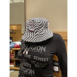 Disney Alice In Wonderland Rabbit Checkered Sherpa Lined Bucket Hat